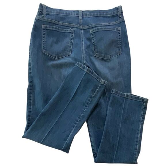 Gloria Vanderbild Amanda Jeans Women 8 High Rise Straight Stretch Mid Wash Denim - Picture 4 of 9